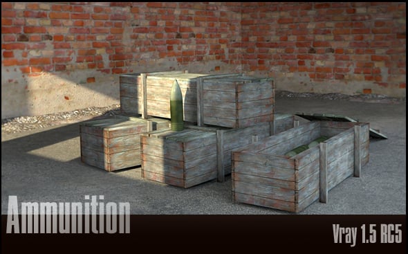 Ammunition - 3DOcean Item for Sale