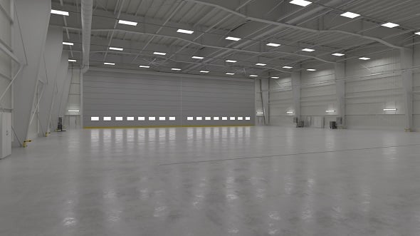 Hangar Interior 1 - 3DOcean Item for Sale