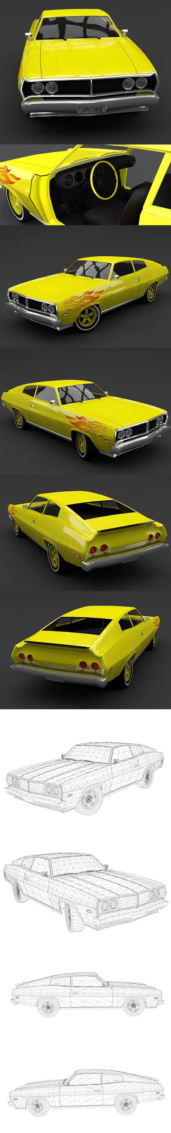 1972 Gavril Bandit - 3DOcean Item for Sale