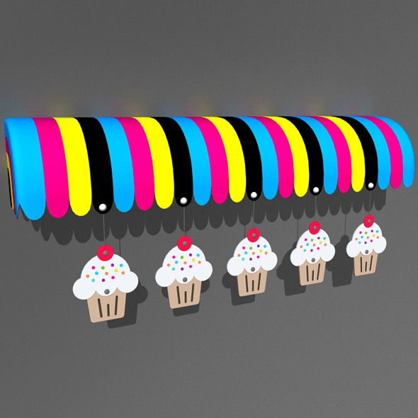 Awning 3d Model 04 - 3DOcean Item for Sale