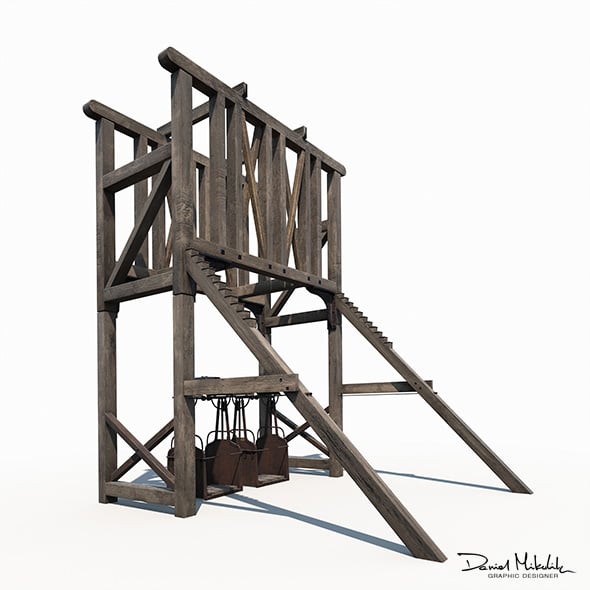 Old Mine Construction - 3DOcean Item for Sale