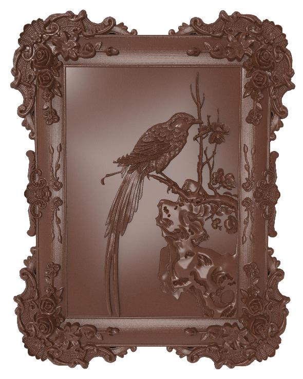 Bird bas relief for CNC - 3DOcean Item for Sale