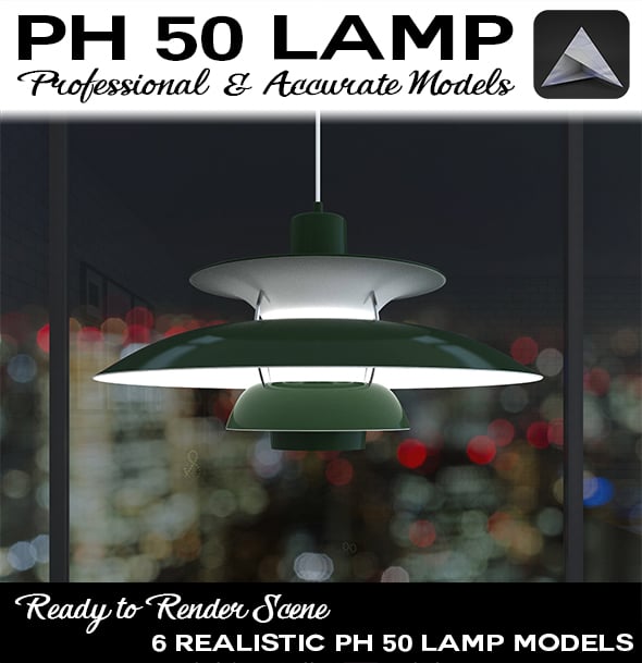 PH 50 Lamp - 3DOcean Item for Sale