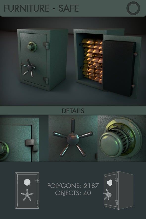 Safe - 3DOcean Item for Sale