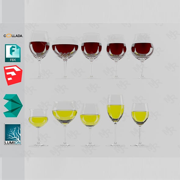 Gup Glass 3D - 3DOcean Item for Sale