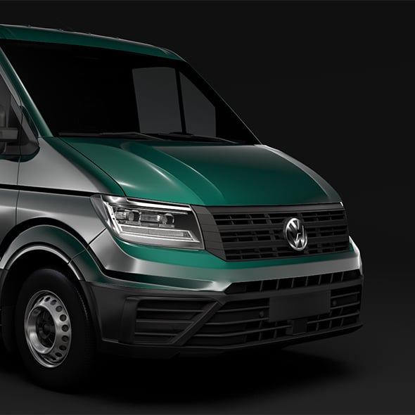 WV Crafter Chassis Single-Cab 2017 - 3DOcean Item for Sale