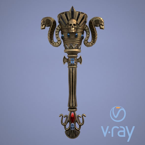 Fantasy torch - 3DOcean Item for Sale