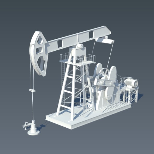 Animated Pump Jack (Oil Pump) - 3DOcean Item for Sale