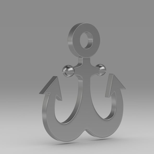 Anchor 18 - 3DOcean Item for Sale