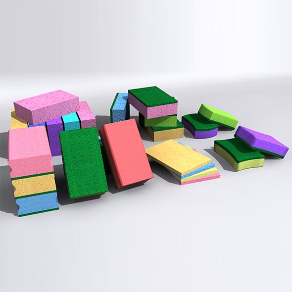 Kitchen Sponge - 3DOcean Item for Sale