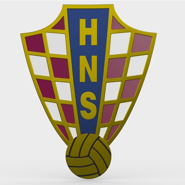 Croatia logo - 3DOcean Item for Sale