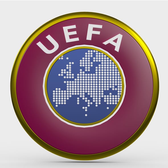 uefa logo - 3DOcean Item for Sale