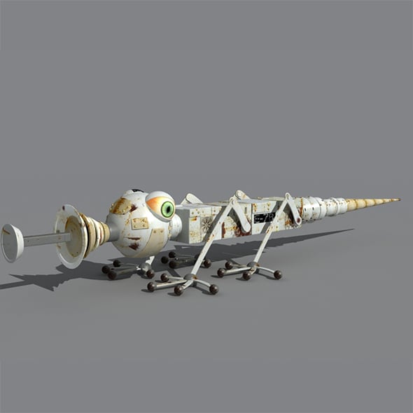 Bug Robot 3d model - 3DOcean Item for Sale