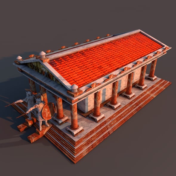 Ancient Temple - 3DOcean Item for Sale