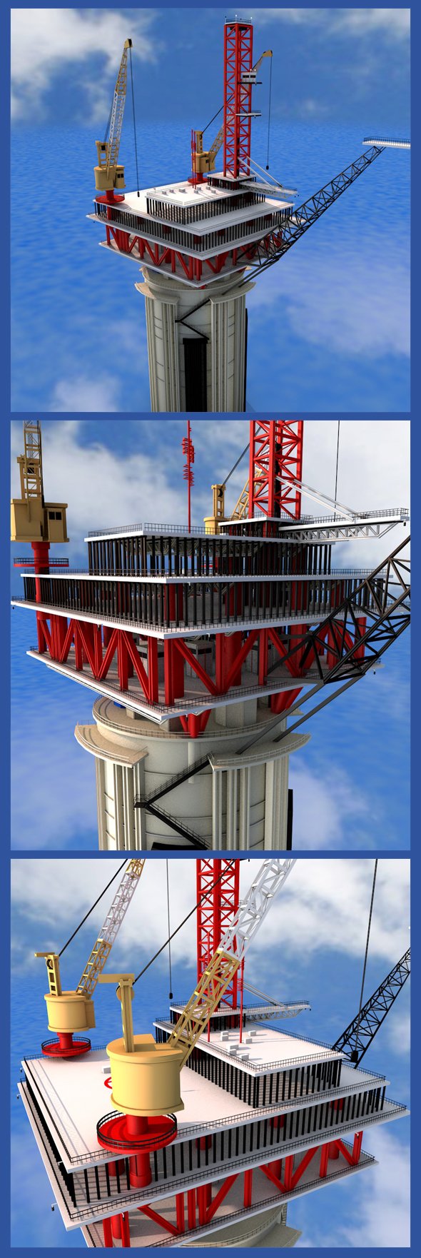 Offshore Oil Rig - 3DOcean Item for Sale