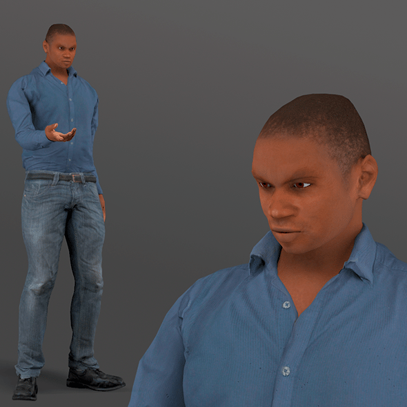 AfroMan1 - 3DOcean Item for Sale