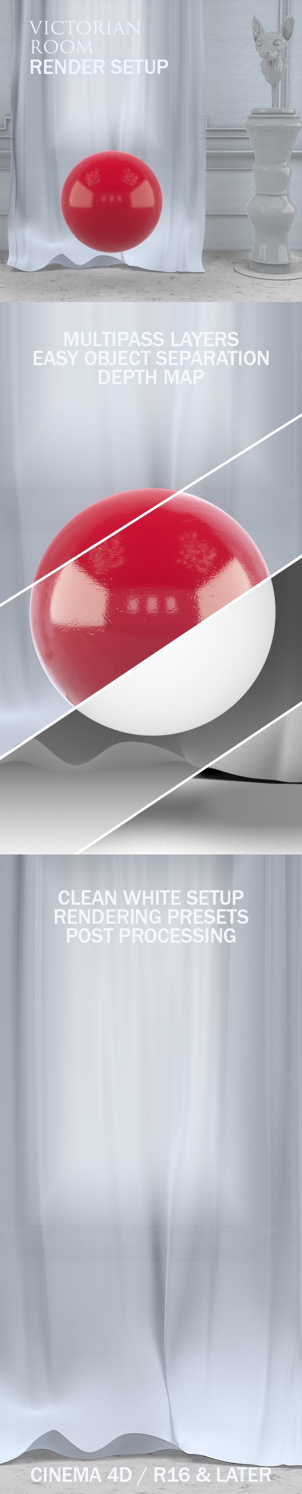 Victorian Room Render Setup - 3DOcean Item for Sale