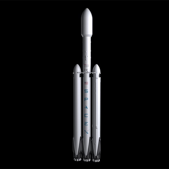 Falcon Heavy V1.2 - 3DOcean Item for Sale