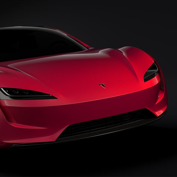 Tesla Roadster 2020 - 3DOcean Item for Sale