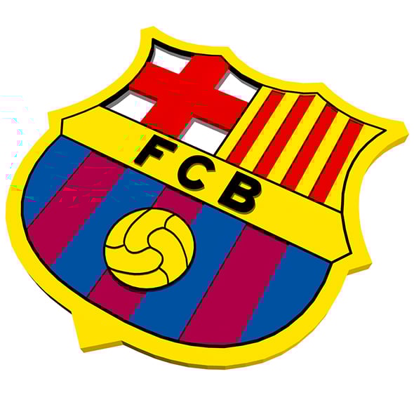 FC Barcelona Logo - 3DOcean Item for Sale