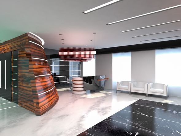 Hall Lobby Interior - 3DOcean Item for Sale