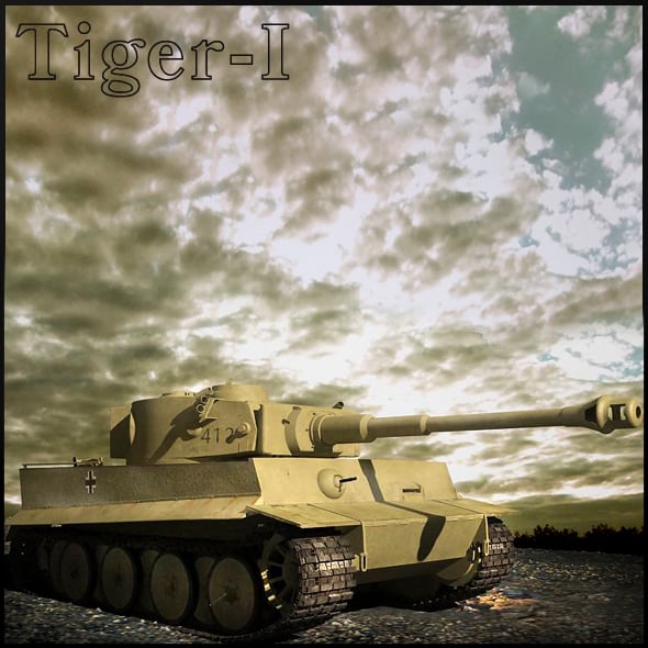 Tiger-1 - 3DOcean Item for Sale