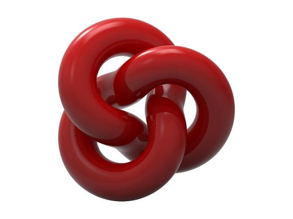 Torus Knot (Ready for 3D print) - 3DOcean Item for Sale