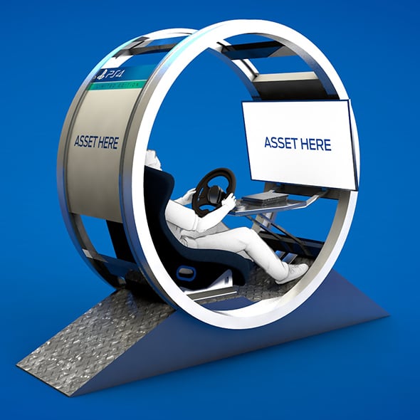 Racing Simulator - Gt Pod - 3DOcean Item for Sale