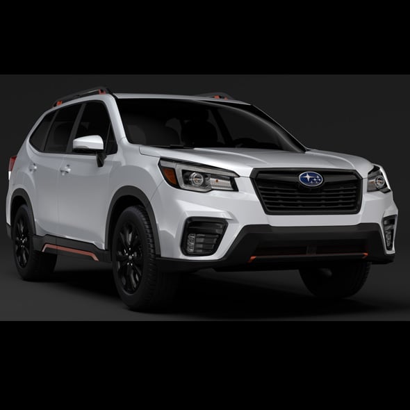 Subaru Forester 2019 - 3DOcean Item for Sale