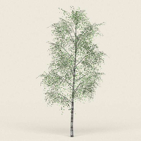 Game Ready Forest Tree 08 - 3DOcean Item for Sale