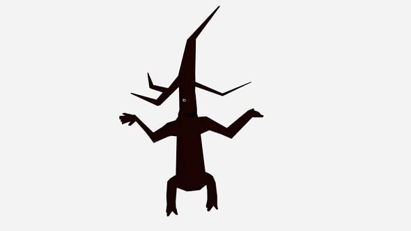Cartoon Dead Tree Character - 3DOcean Item for Sale