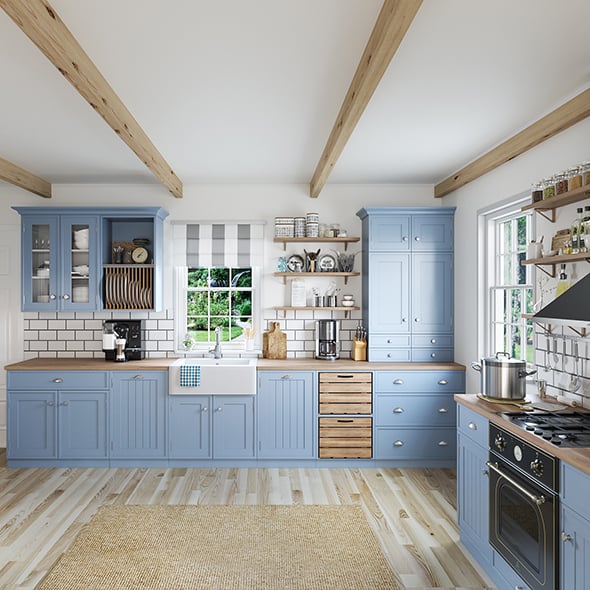 Kitchen interior - Shaker - 3DOcean Item for Sale