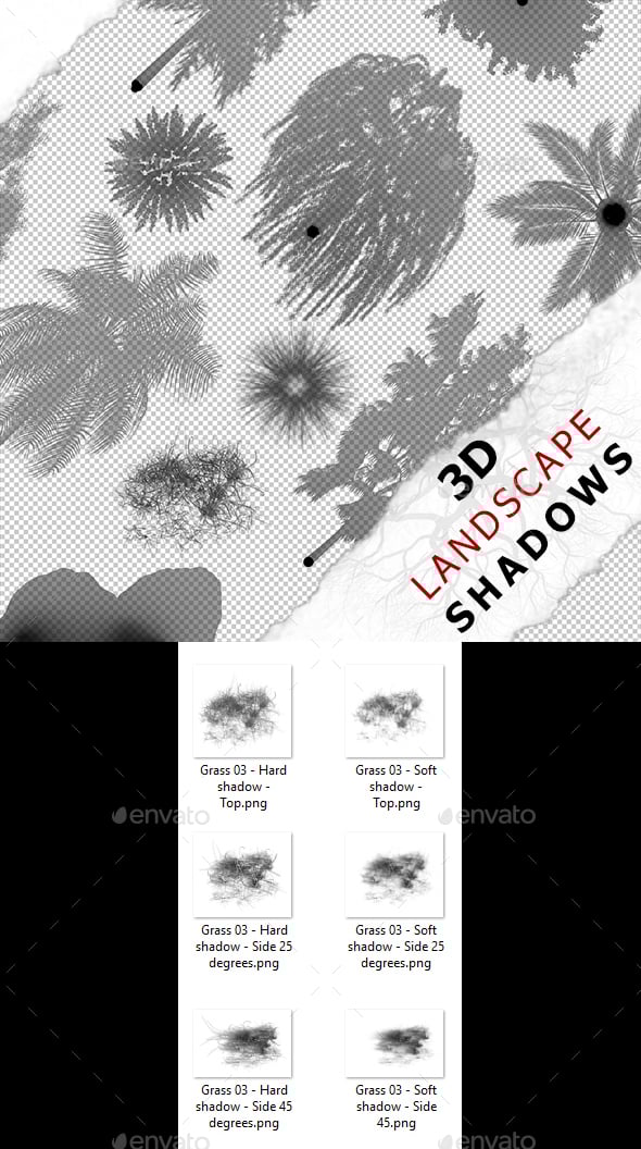 3D Shadow - Grass 03 - 3DOcean Item for Sale