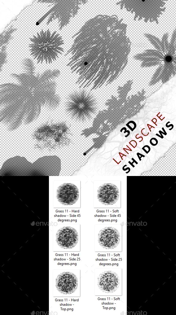 3D Shadow - Grass 11 - 3DOcean Item for Sale