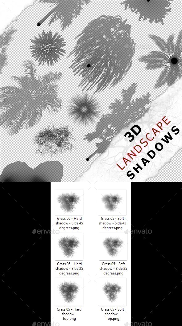 3D Shadow - Rock 05 - 3DOcean Item for Sale