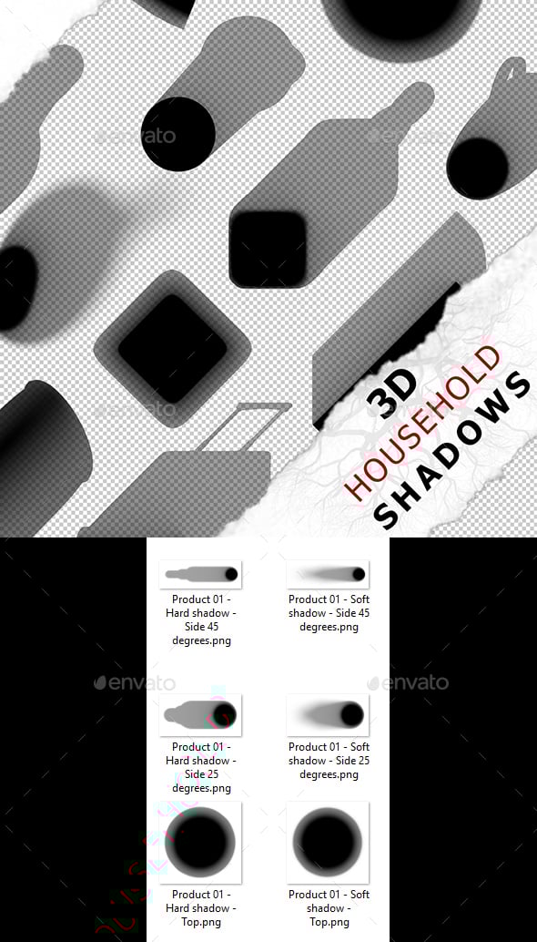 3D Shadow - Product 01 - 3DOcean Item for Sale