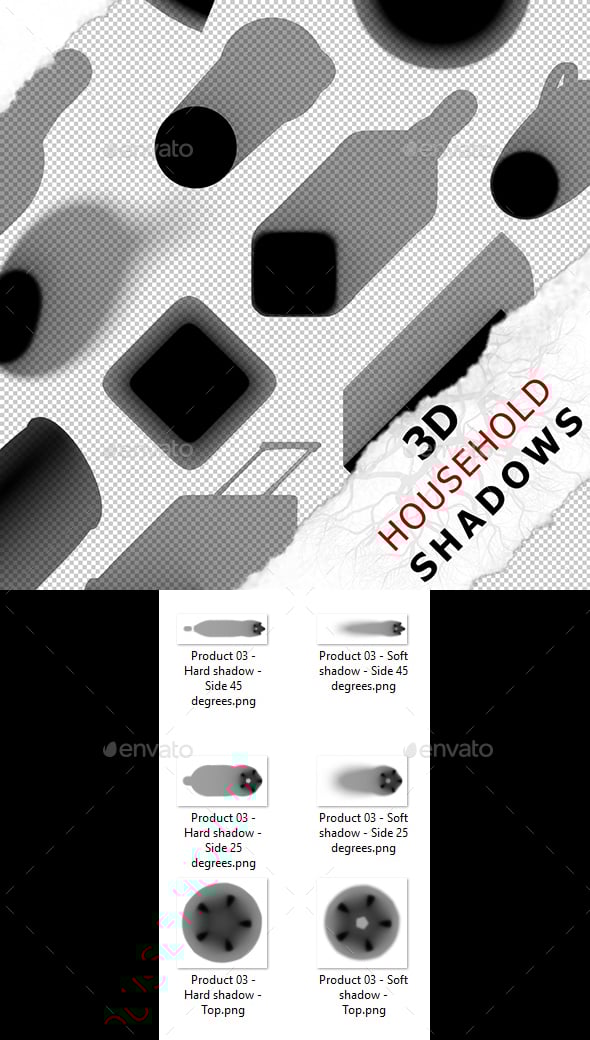 3D Shadow - Product 03 - 3DOcean Item for Sale