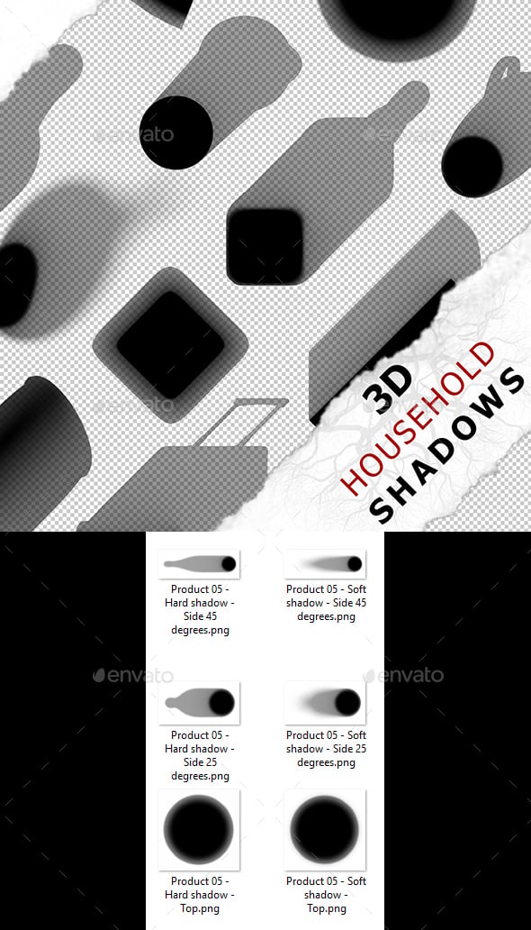 3D Shadow - Product 05 - 3DOcean Item for Sale