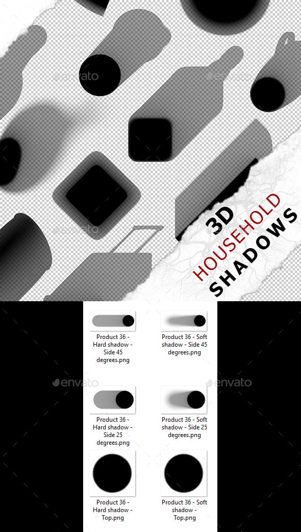 3D Shadow - Product 36 - 3DOcean Item for Sale