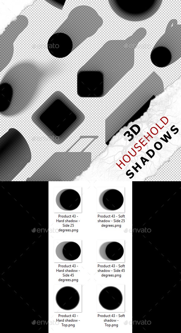 3D Shadow - Product 43 - 3DOcean Item for Sale