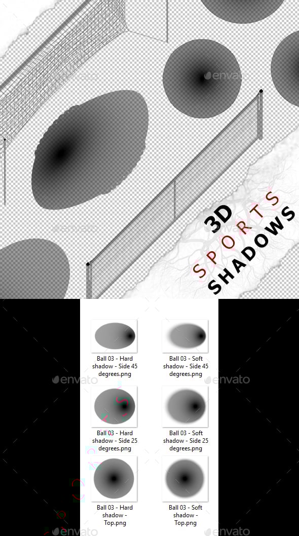 3D Shadow - Ball 03 - 3DOcean Item for Sale