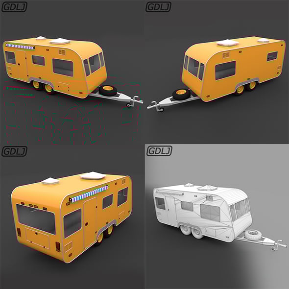 Trailer Travel BS - 3DOcean Item for Sale