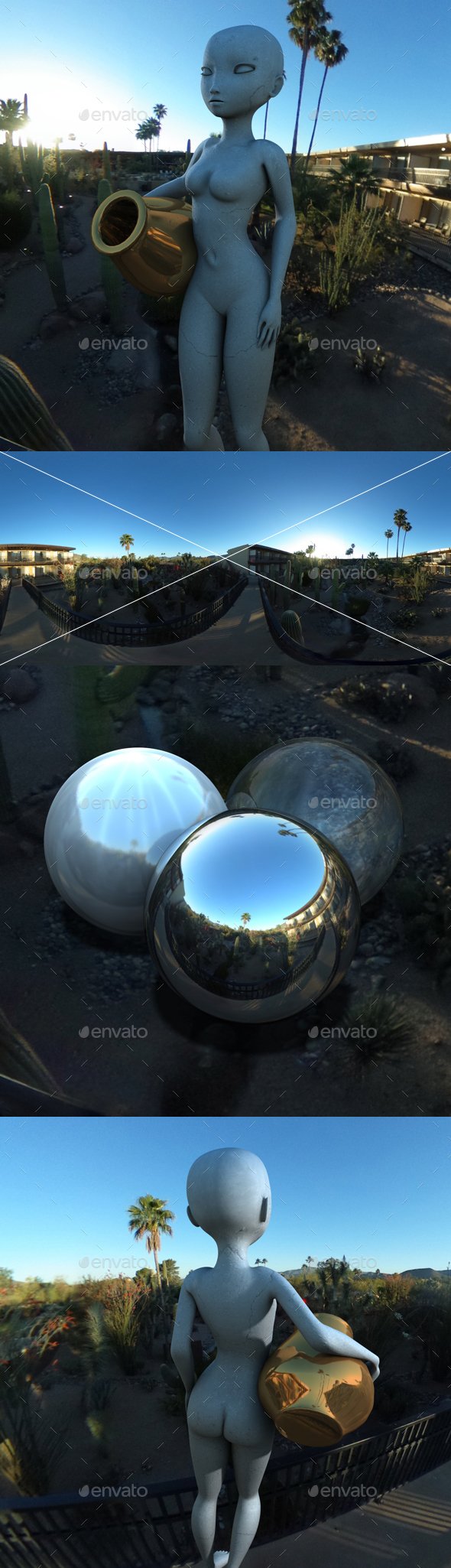 Desert Hotel Bridge HDRI - 3DOcean Item for Sale