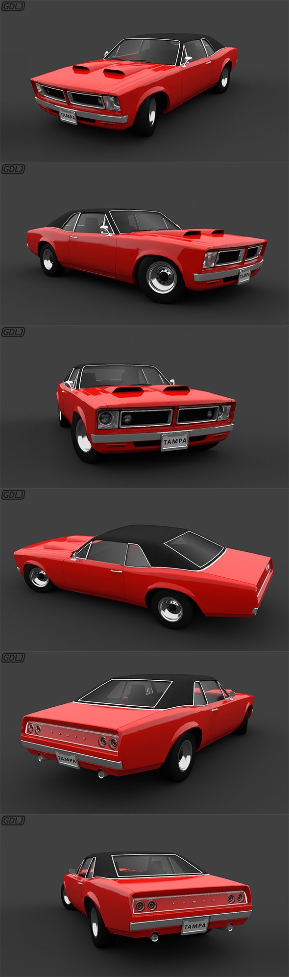 Tampa Sport Car - 3DOcean Item for Sale