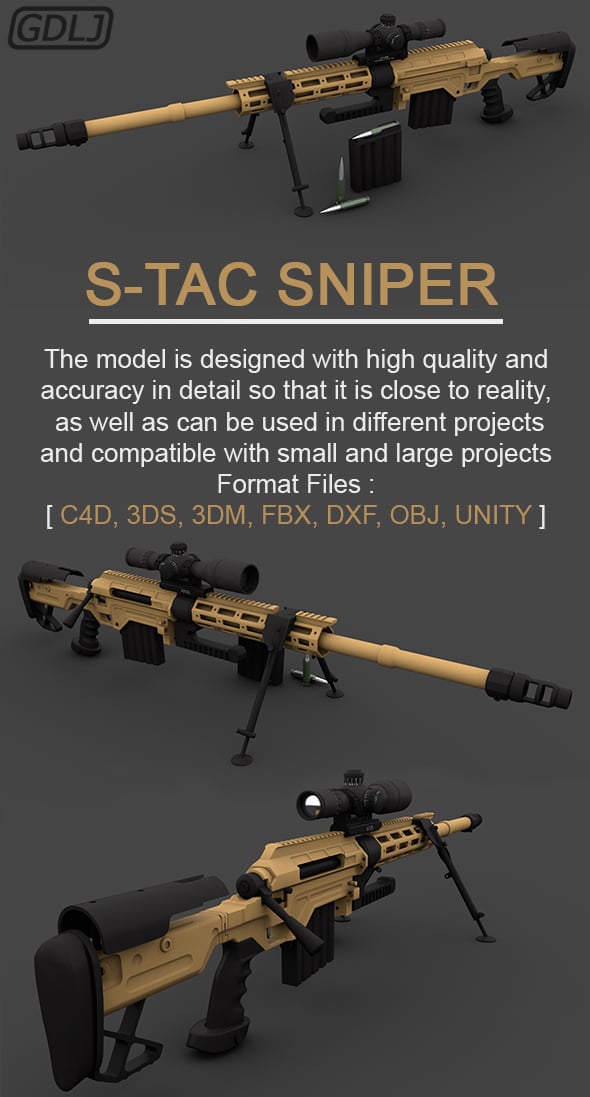 S-TAC Sniper - 3DOcean Item for Sale
