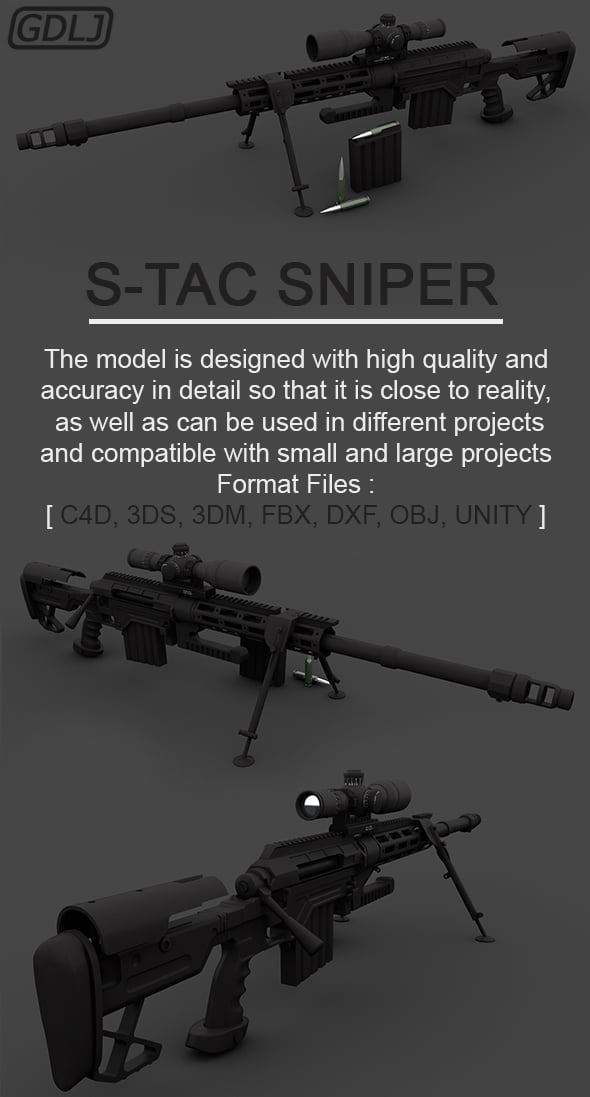 S-TAC Sniper - 3DOcean Item for Sale