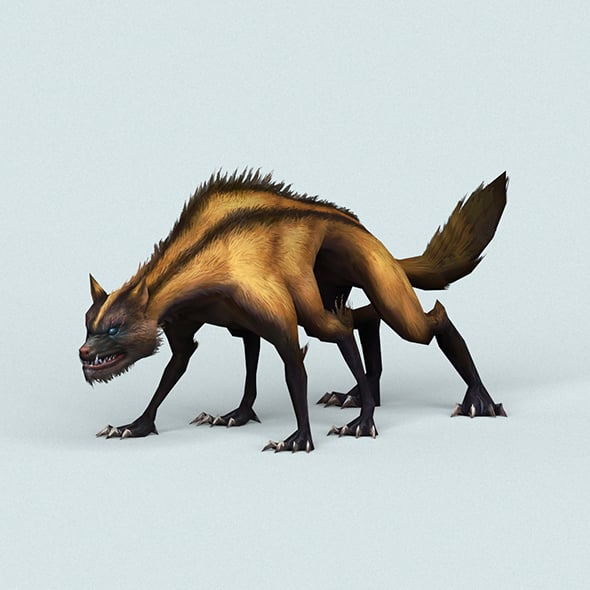 Monster Hyena - 3DOcean Item for Sale