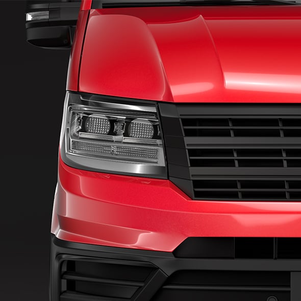 VW Crafter L3H3 Window Van 2018 - 3DOcean Item for Sale