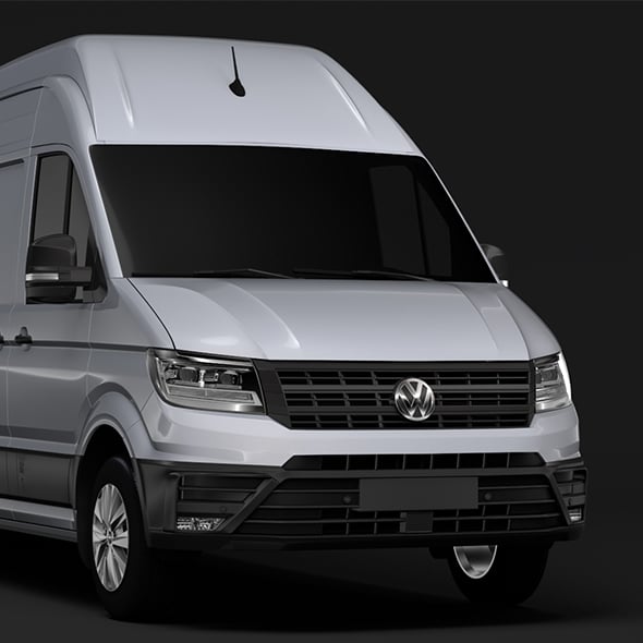 WV Crafter Van L3H3 2018 - 3DOcean Item for Sale