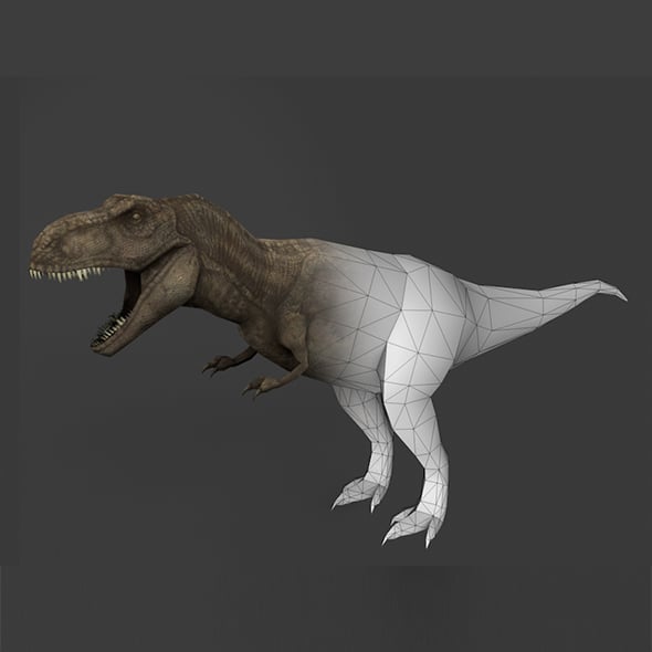 Trex 3D Model - 3DOcean Item for Sale